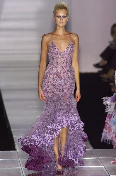 versace atelier 2001 vogue|The model and writer wore a rare, fall.